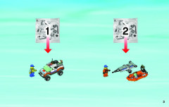 LEGO 60012 instructions page 3 – build guide