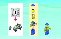 LEGO 60012 instructions page 4 – build guide