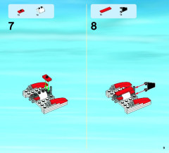 LEGO 60013 instructions page 9 – build guide