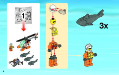 LEGO 60014 instructions page 4 – build guide