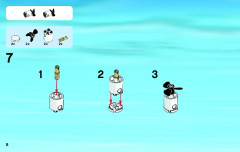 LEGO 60014 instructions page 8 – build guide