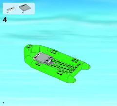 LEGO 60014 instructions page 6 – build guide