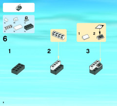 LEGO 60014 instructions page 8 – build guide
