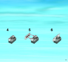 LEGO 60014 instructions page 9 – build guide