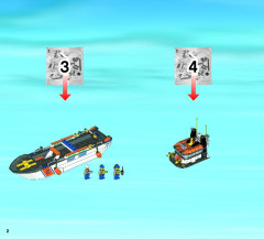 LEGO 60014 instructions page 2 – build guide