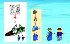 LEGO 60015 instructions page 3 – build guide
