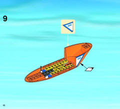 LEGO 60015 instructions page 10 – build guide