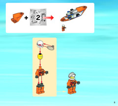 LEGO 60015 instructions page 3 – build guide