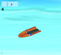 LEGO 60015 instructions page 6 – build guide