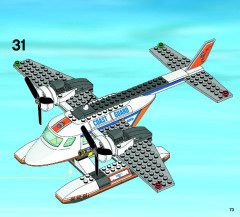 LEGO 60015 instructions page 73 – build guide