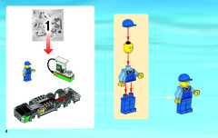 LEGO 60016 instructions page 4 – build guide