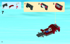 LEGO 60017 instructions page 8 – build guide