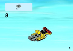 LEGO 60019 instructions page 11 – build guide