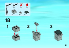 LEGO 60019 instructions page 21 – build guide