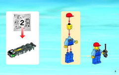 LEGO 60020 instructions page 3 – build guide