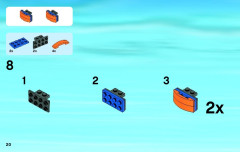 LEGO 60020 instructions page 20 – build guide