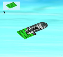 LEGO 60021 instructions page 9 – build guide