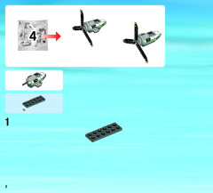LEGO 60021 instructions page 2 – build guide