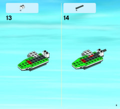 LEGO 60021 instructions page 9 – build guide