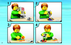 LEGO 60021 instructions page 2 – build guide
