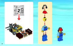 LEGO 60022 instructions page 2 – build guide