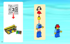 LEGO 60022 instructions page 2 – build guide