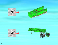 LEGO 60025 instructions page 2 – build guide