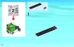 LEGO 60025 instructions page 2 – build guide