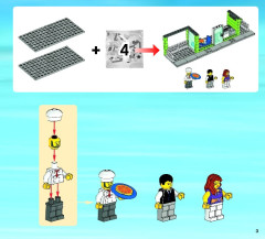 LEGO 60026 instructions page 3 – build guide