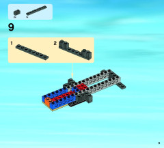 LEGO 60026 instructions page 9 – build guide