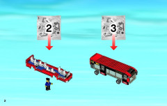 LEGO 60026 instructions page 2 – build guide