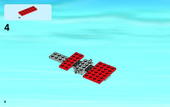 LEGO 60026 instructions page 8 – build guide