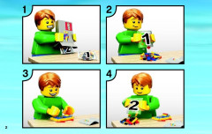 LEGO 60027 instructions page 2 – build guide