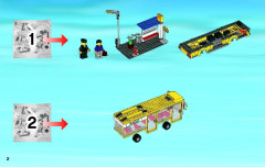 LEGO 60031 instructions page 2 – build guide