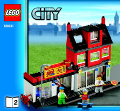 LEGO 60031 instructions page 1 – build guide