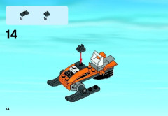 LEGO 60032 instructions page 14 – build guide