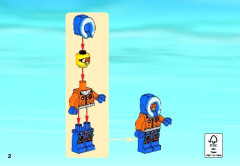 LEGO 60032 instructions page 2 – build guide