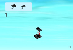 LEGO 60032 instructions page 3 – build guide