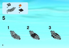 LEGO 60032 instructions page 6 – build guide