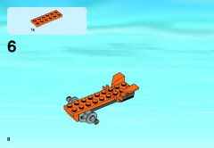 LEGO 60032 instructions page 8 – build guide