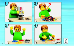 LEGO 60033 instructions page 2 – build guide