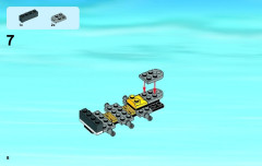 LEGO 60033 instructions page 8 – build guide