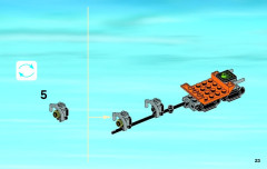 LEGO 60034 instructions page 23 – build guide