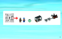 LEGO 60034 instructions page 3 – build guide