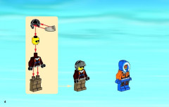 LEGO 60034 instructions page 4 – build guide