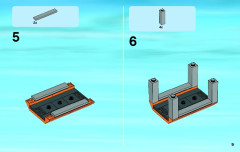 LEGO 60034 instructions page 9 – build guide