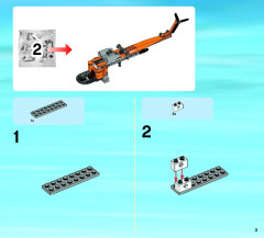 LEGO 60034 instructions page 3 – build guide