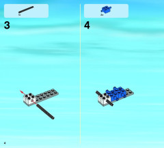 LEGO 60034 instructions page 4 – build guide