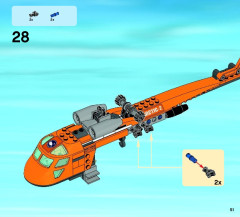LEGO 60034 instructions page 51 – build guide