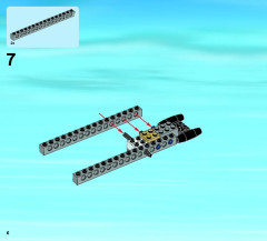 LEGO 60034 instructions page 6 – build guide